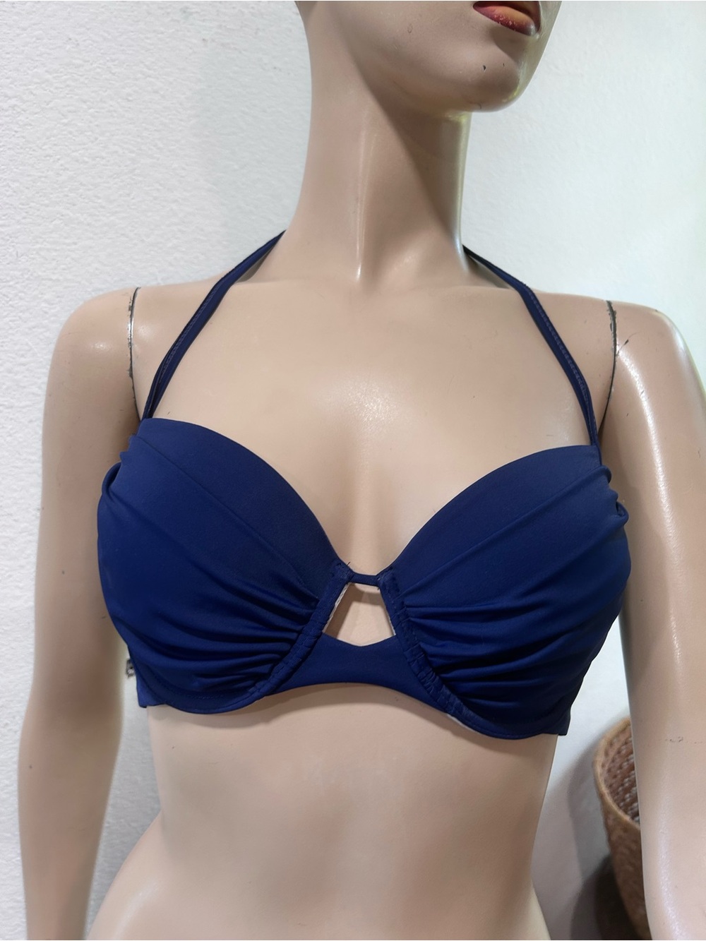 Victoria's Secret Deep Blue Halter Bikini Top